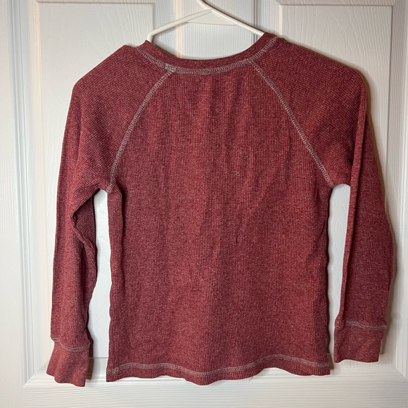 Arizona Boys Red Long Sleeve Graphic Thermal Shirt 8 - Picture 4 of 5
